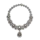 DIAMOND NECKLACE AND EARRING SET - photo 2