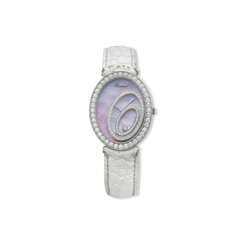 CHOPARD MOTHER-OF-PEARL AND DIAMOND 'HAPPY SPIRIT' WRISTWATCH