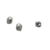 COLOURED CULTURED PEARL AND MULTI-GEM EARRING AND RING SET - фото 1