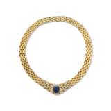 CARTIER SAPPHIRE AND DIAMOND NECKLACE - photo 1