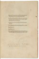 CRASTONUS, Johannes (c. 1425 – 1498 ?)-[Pseudo- Cyrillus [Johannes PHILOPONUS (c. 475 – apr 568)]]- [AMMONIUS GRAMMATICUS (IVe si&#232;cle) ou HERENNIUS PHILO]- Aldus MANUTIUS (1449-1515).