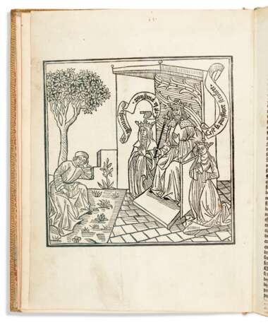Le Songe du Vergier, qui parle de la discputacion du clerc et du chevalier. [Lyon] : Jacques Maillet, 20 mars 1491/92. - фото 1