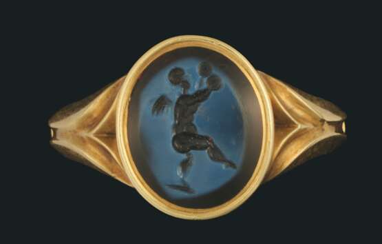 A ROMAN NICOLO INTAGLIO WITH EROS - photo 1