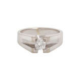 Verlobungsring mit Brillant, ca. 0,5 ct, - photo 1