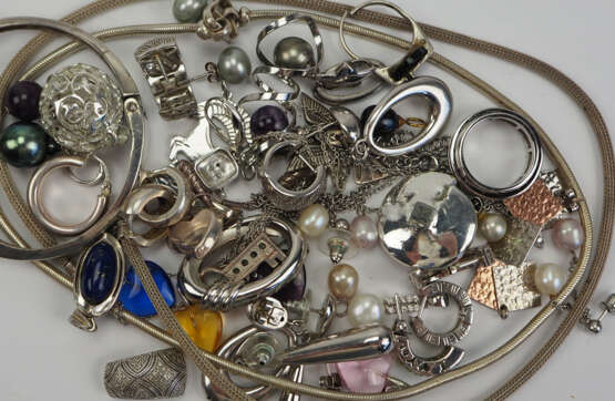 Lot Schmuck SILBER. - Foto 1