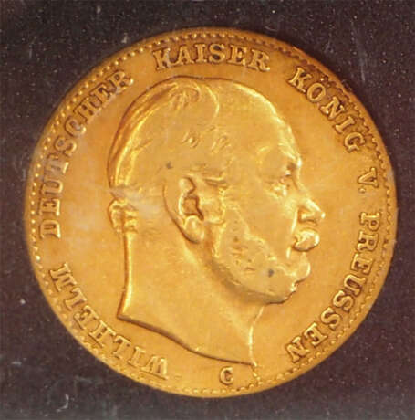 Preussen: Kaiser Wilhelm, 10 Mark, C, 1875. - photo 1