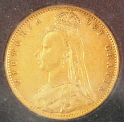 Großbritannien: Queen Victoria, 1/2 Sovereign, 1892.