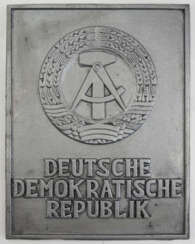 DDR Grenzschild.