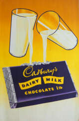 Werbeplakat: Cadbury's Dairy Milk Chocolate.