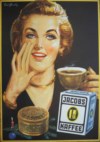 Werbeplakat: Jacobs Kaffee. - фото 1