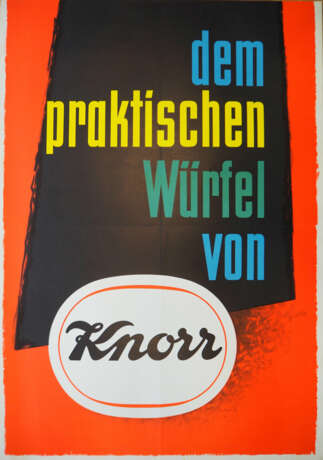 Werbeplakat: Knorr. - фото 1