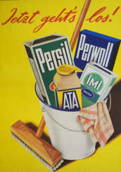 Werbeplakat: Persil, Perwoll, ATA.