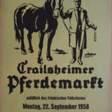 Werbeplakat: Crailsheimer Pferdemarkt. - photo 1