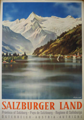 Werbeplakat: Österreich Salzburger Land. - Foto 1