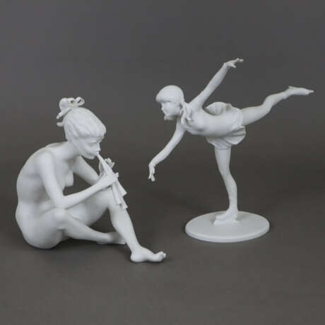 Zwei Porzellanfiguren - Foto 1