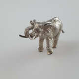 Silberfigur Elefant - photo 2