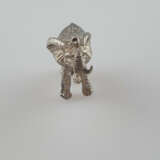 Silberfigur Elefant - photo 3