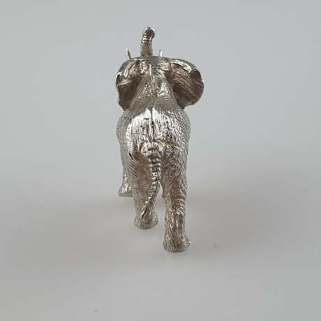 Silberfigur Elefant - photo 5