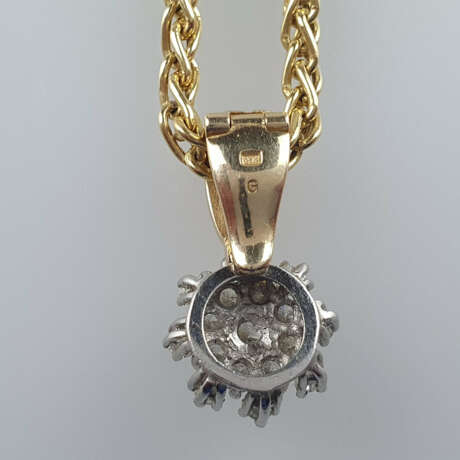 Goldcollier mit Diamantanhänger - photo 5