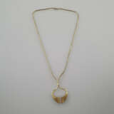 Goldcollier mit Diamantbesatz - photo 3