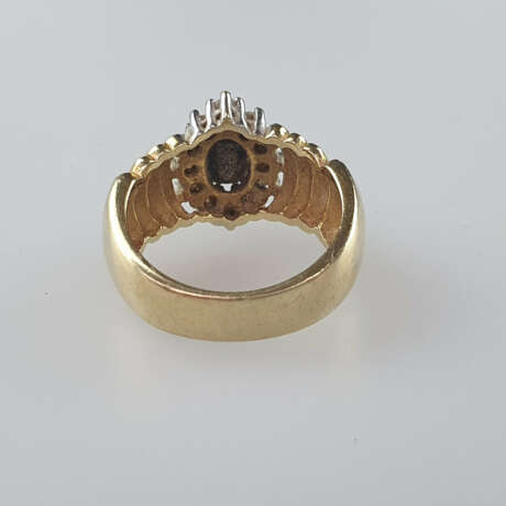 Goldring mit Diamantbesatz - photo 5