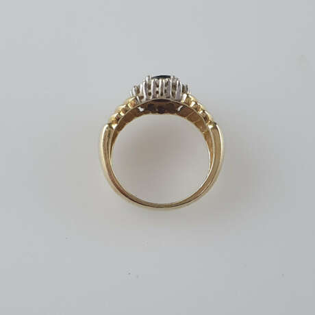 Goldring mit Diamantbesatz - photo 6