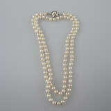 Perlenkette mit Goldschließe - Foto 2