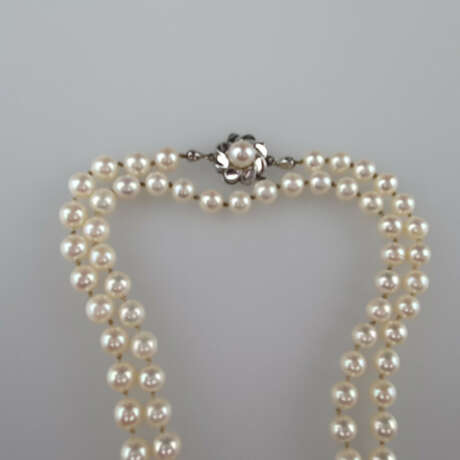 Perlenkette mit Goldschließe - Foto 4