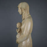 Große Holzfigur Madonna mit Kind - фото 6