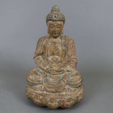Sitzender Buddha Amitabha - Foto 1