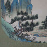 Drei japanische Seidenmalereien - Foto 9