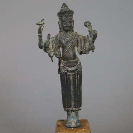 Bronzefigur einer Khmer - Foto 2