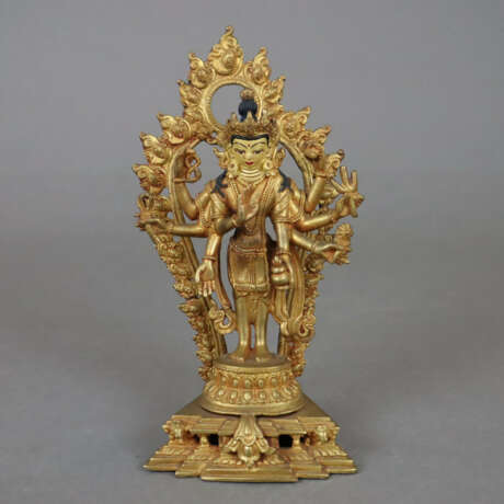 Avalokiteshvara (Amoghapasa lokeshvara/ dt. Übersetzung "unfehlbare Schlinge") - Foto 1