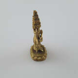 Filigrane Miniaturfigur des Ekadashahamukha - Foto 4