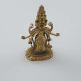 Filigrane Miniaturfigur des Ekadashahamukha - фото 5