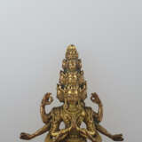 Filigrane Miniaturfigur des Ekadashahamukha - photo 7