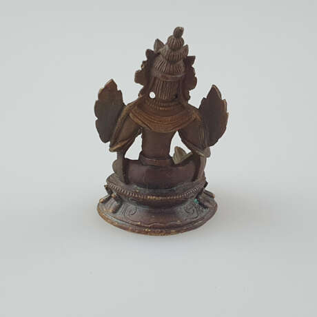 Miniaturfigur des Avalokiteshvara (Khasarpani Lokeshvara) - Foto 5