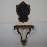 Wandkonsole mit Spiegel - Foto 1
