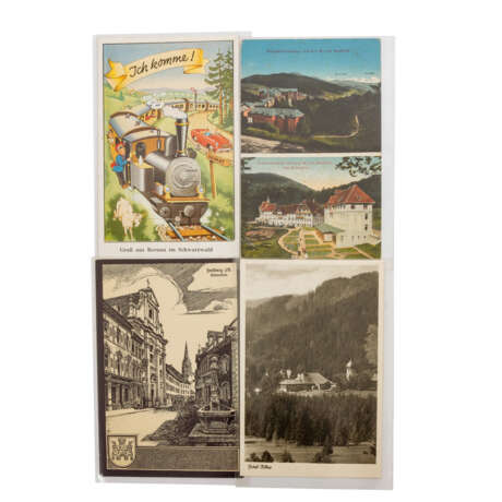 Großer Postkartenbestand von ca. 550 Karten - Alte PLZ 7500-7999 - photo 3