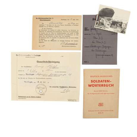 Deutsches Reich 1933-1945 - Mappe mit Dokumenten und Fotos - Foto 2
