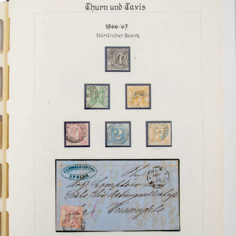 Thurn & Taxis - 1852/66, Sammlung mit einigen besseren Ausgaben, - photo 3