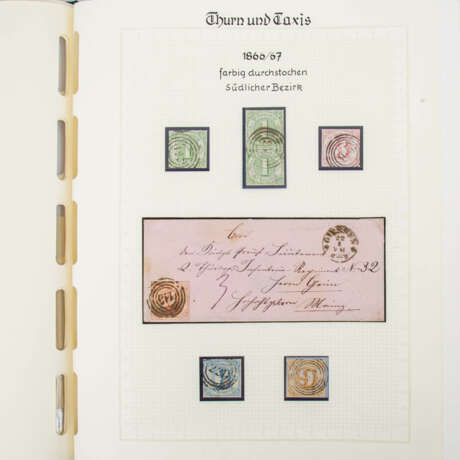 Thurn & Taxis - 1852/66, Sammlung mit einigen besseren Ausgaben, - photo 4