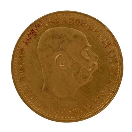 Österreich/GOLD - 10 Kronen 1912 NP, - Foto 1