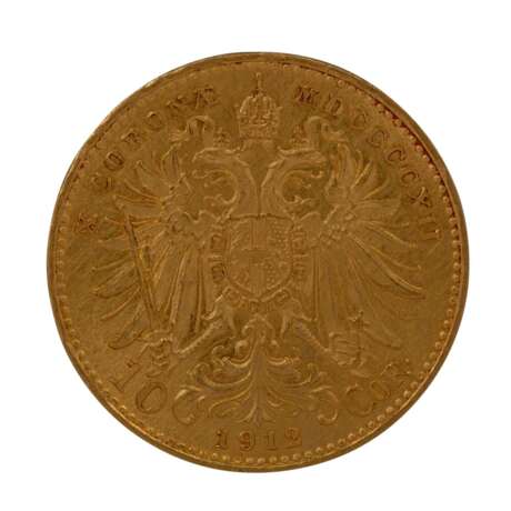 Österreich/GOLD - 10 Kronen 1912 NP, - фото 2