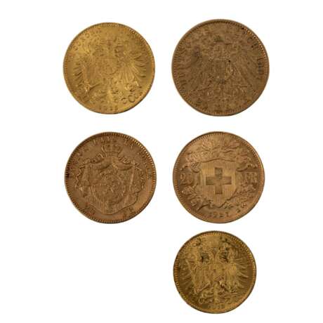 GOLD! - 5 Klassische Münzen, - Foto 2