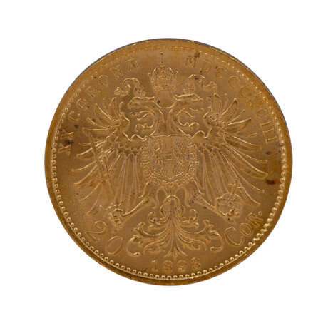 Österreich - 20 Kronen 1893, - фото 2