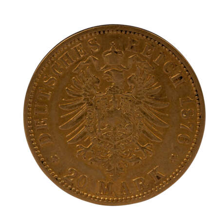 Preussen/GOLD - 20 Mark 1876 A Wilhelm I., - photo 2