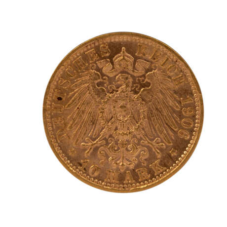 Württemberg/GOLD - 10 Mark 1906 F - photo 2