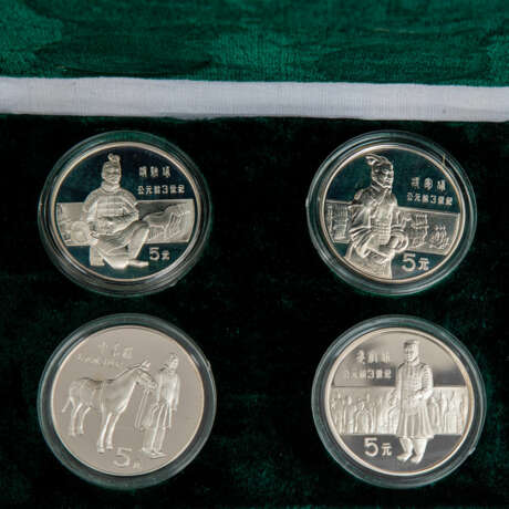 China Gedenkmünzenset in SILBER - - photo 2