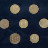 2 Schatullen mit Silbermünzen BRD, - photo 2